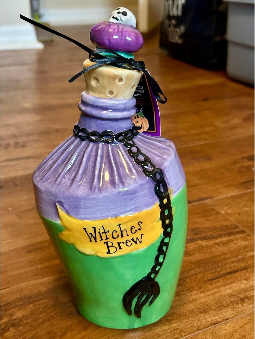 Blue Sky Halloween Witches Brew Ceramic Pitcher 2020